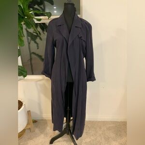 French Connection Midnight Blue Trench